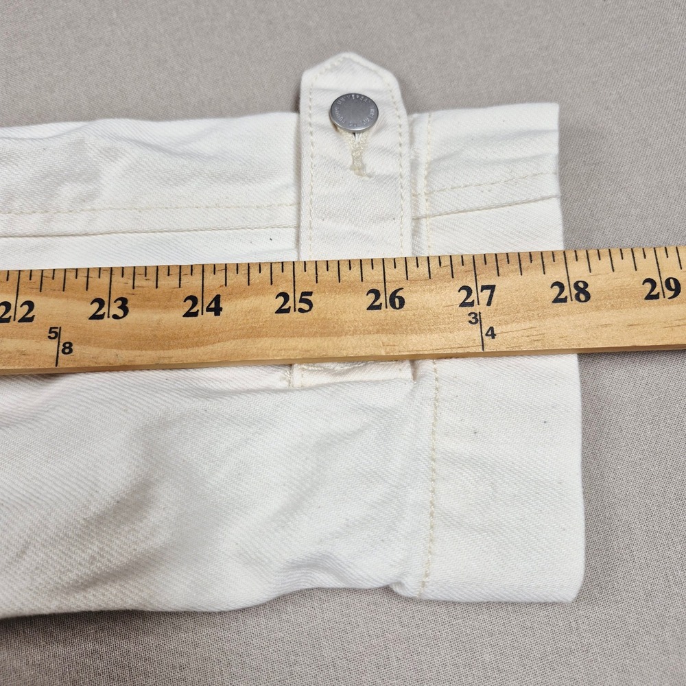 Universal Thread Womens Small Ecru Cropped Moto Jacket Cotton Lyocell W9P38Y NWT - Picture 11 of 13